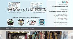 Desktop Screenshot of newtoyouresale.com